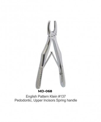 Pedodontioc, upper Incisors  spring handle